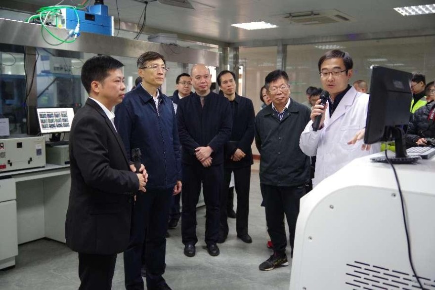 廣州市生態環境局黨組書記、局長王保森率隊到廣東省廣州生態環境監測中心站調研