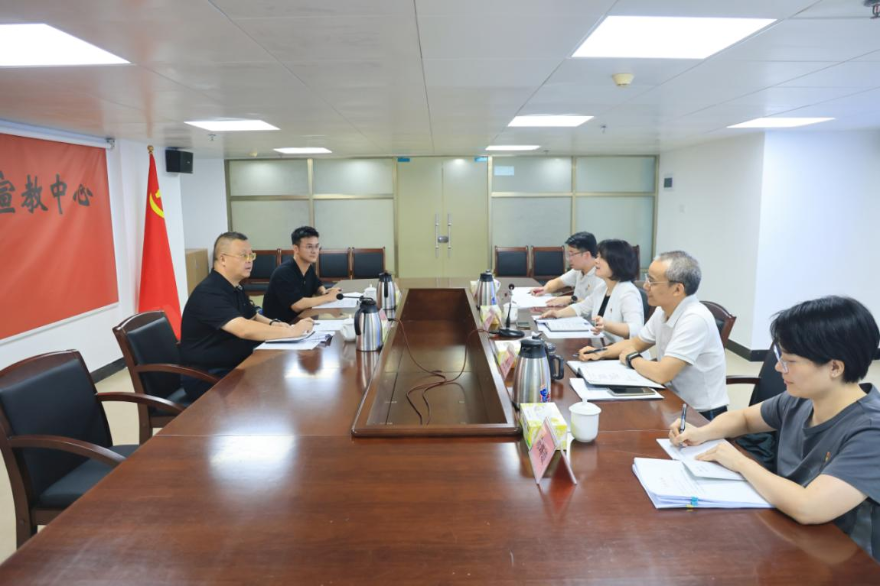 局黨組成員、駐局紀檢監察組組長陳璋到市環保宣教中心調研